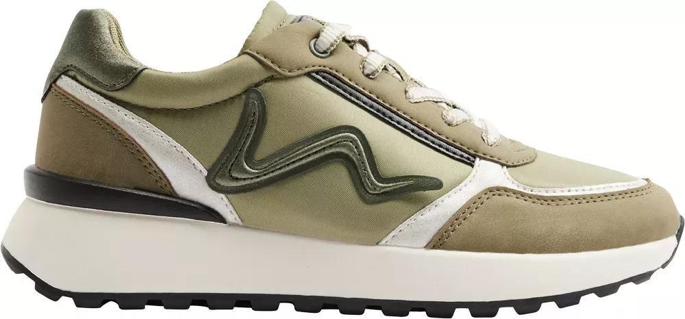 Khaki Casual Lace Up Sneakers, , large image number 2