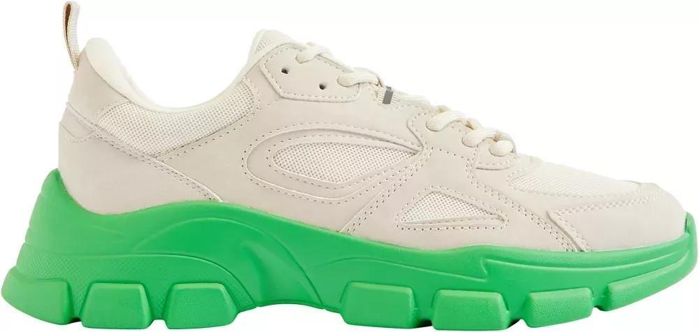 Green Colourblock Chunky Trainers, , large image number 2