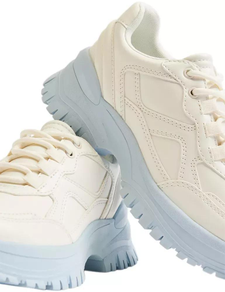 White Chunky Sneaker, , large image number 6