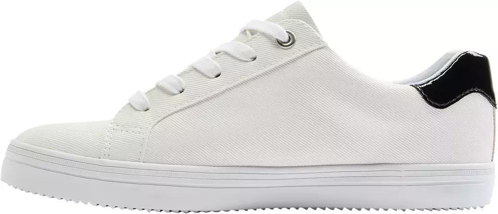 White Casual Lace Up Sneakers, , large image number 3