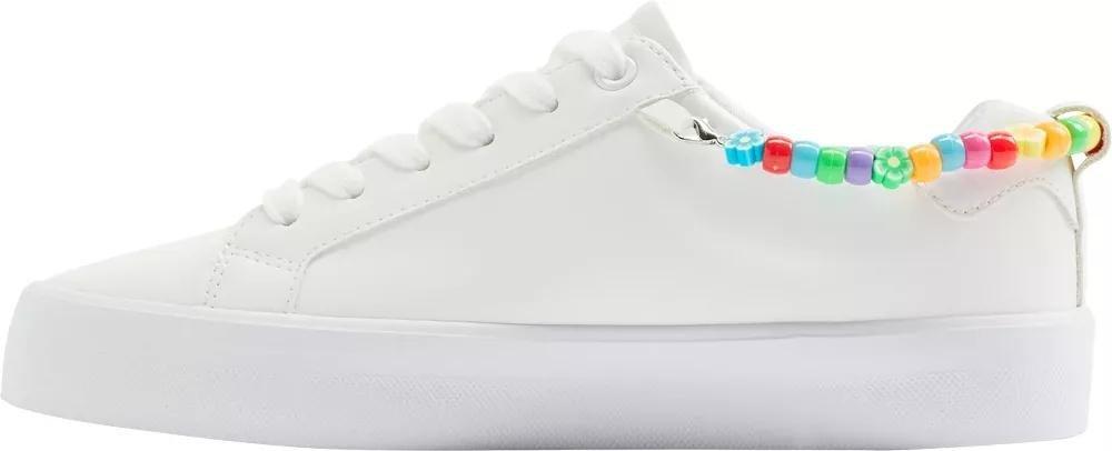 Graceland - White Casual Sneakers With Beads Details
