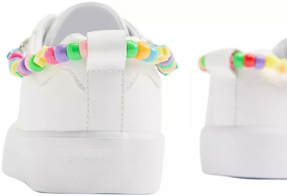 White Beads Details Sneakers, , large image number 5