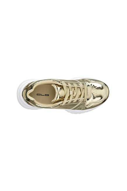 Gold Metallic Trainers With Thick Sole, Women, , large image number 1