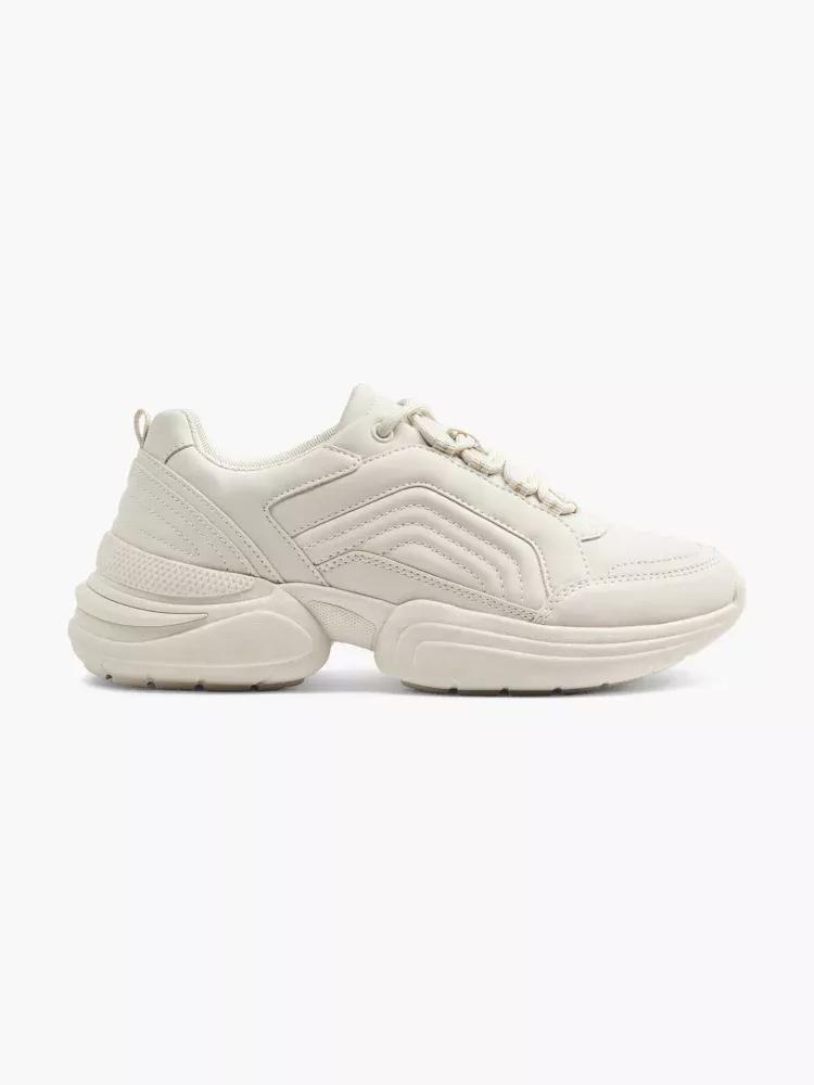 Beige Lace Up Sneaker, , large image number 0