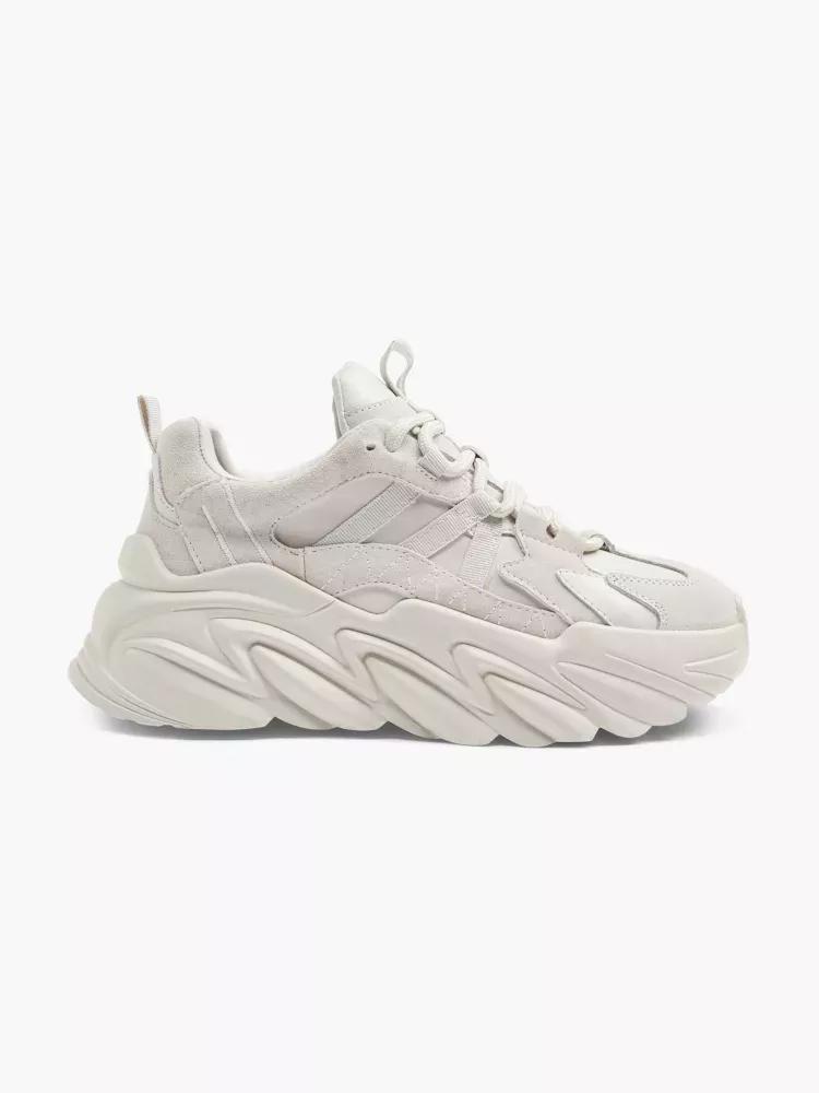 Beige Lace Up Sneaker, , large image number 0