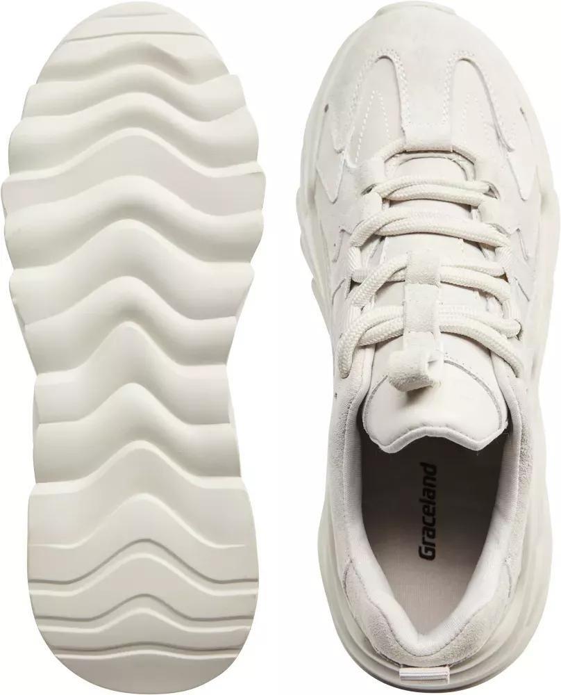 Beige Lace Up Sneaker, , large image number 4