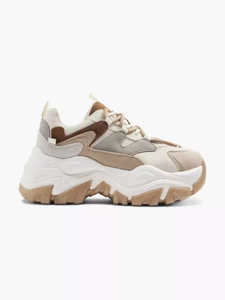 Brown Lace Ups Sneakers, , large image number 0