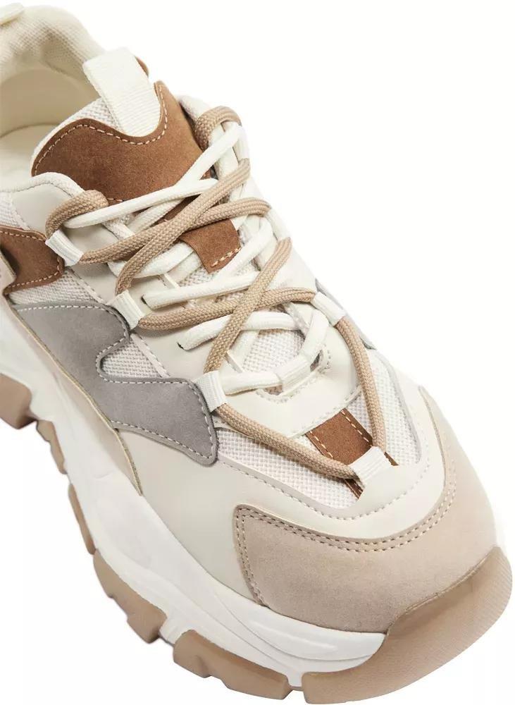 Brown Lace Ups Sneakers, , large image number 6