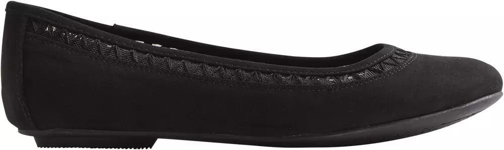 Black Decorative Trim Ballerinas, , large image number 2