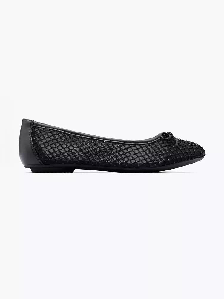 Black Slip-On Ballerinas, , large image number 0