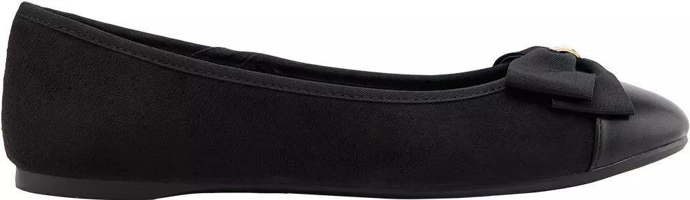 Black Bow Detail Ballerinas, , large image number 1