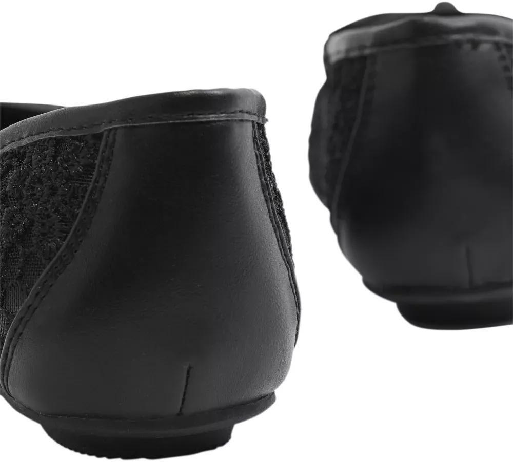 Black Hollow Embroidery Ballerinas, , large image number 5
