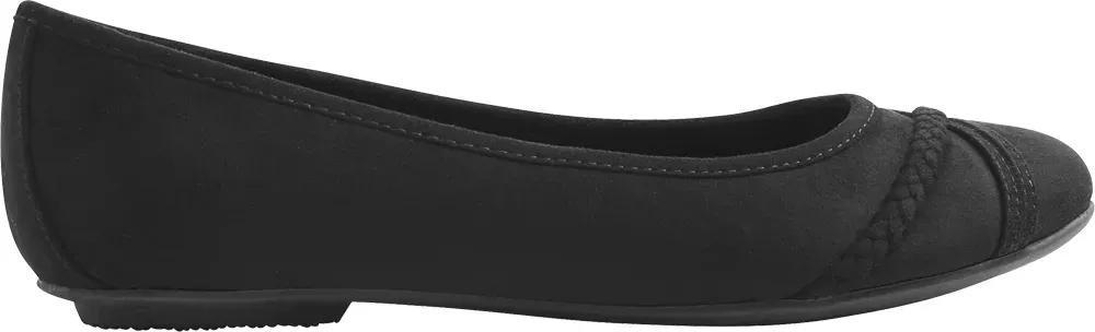 Black Decorative Stripes Ballerinas, , large image number 2