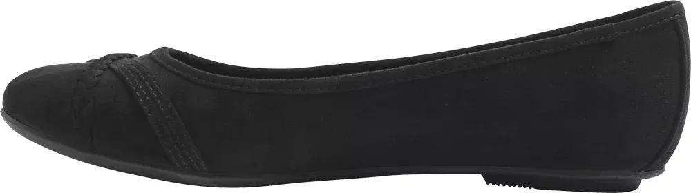 Black Decorative Stripes Ballerinas, , large image number 3