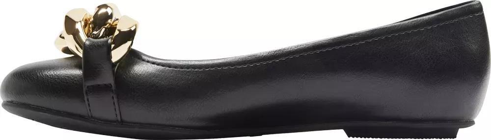 Black Leather Ballerinas, , large image number 3