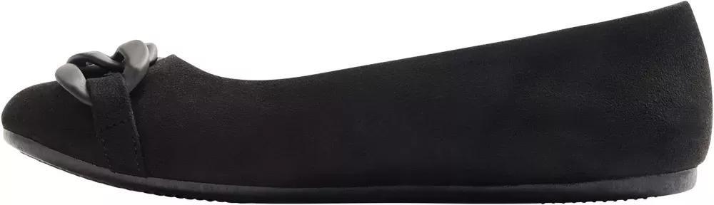 Black Chain Detailed Ballerinas, , large image number 3