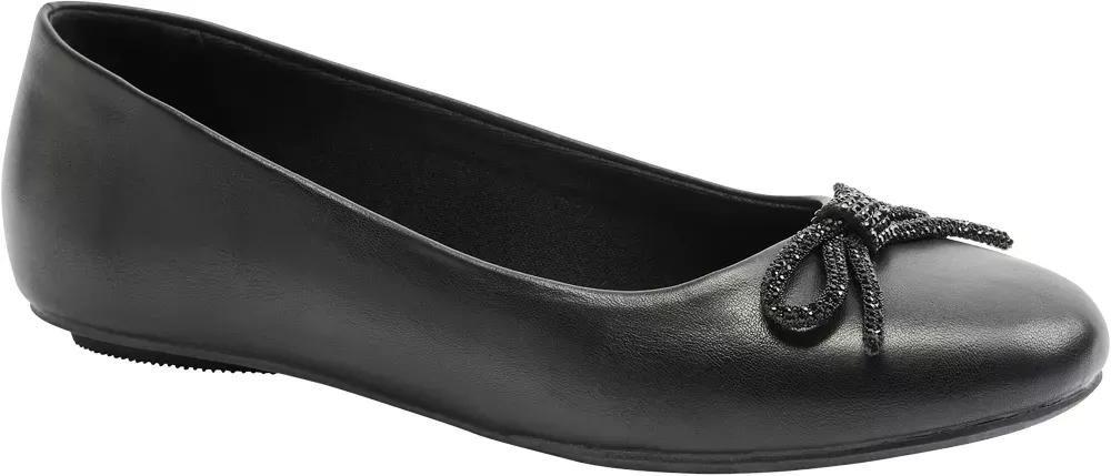 Black Slip On Ballerinas, , large image number 1
