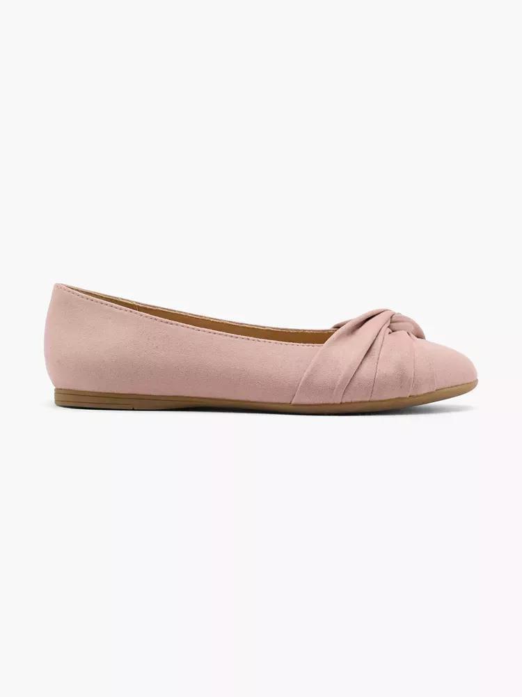 Grey Bow Detail Ballerinas, , large image number 0