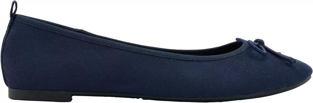 Navy Bow Detail Ballerinas, , large image number 1