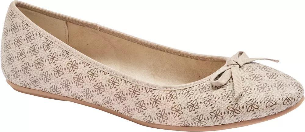 Beige Slip On Ballerinas, , large image number 1