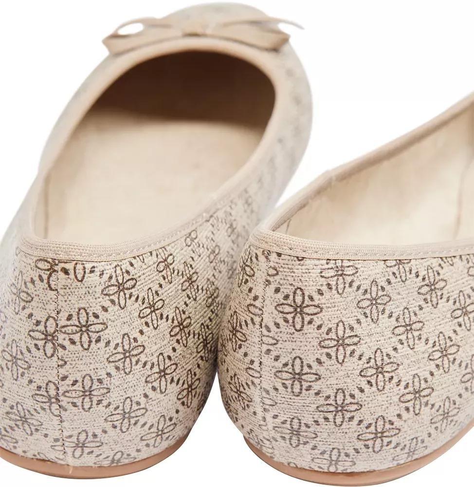 Beige Slip On Ballerinas, , large image number 5