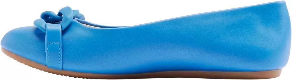Blue Chain Detailed Ballerinas, , large image number 3