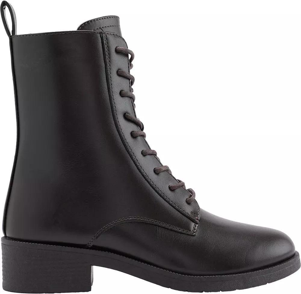 Brown Lace-Up Boots, , large image number 1