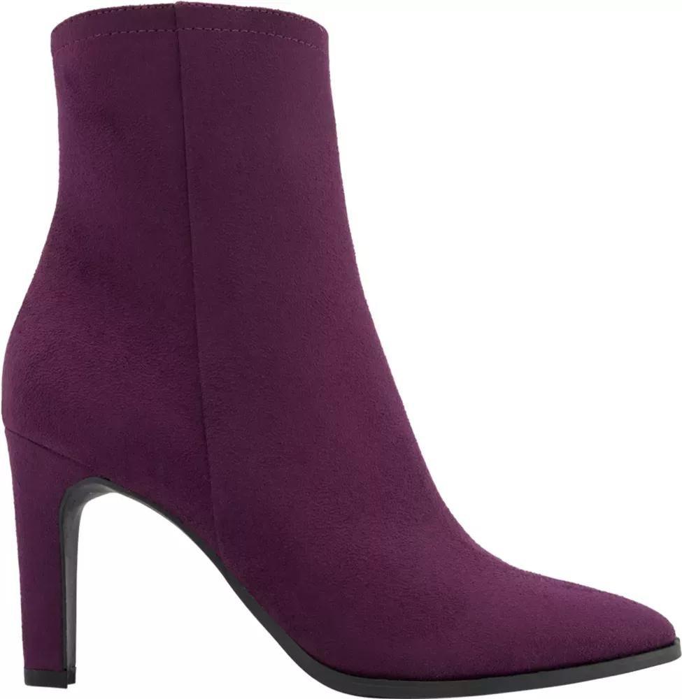 Purple Covered Mid-Heel Boots, , large image number 1