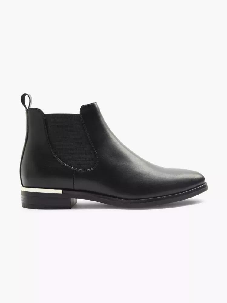 Black Formal Ankle Boot, , large image number 0