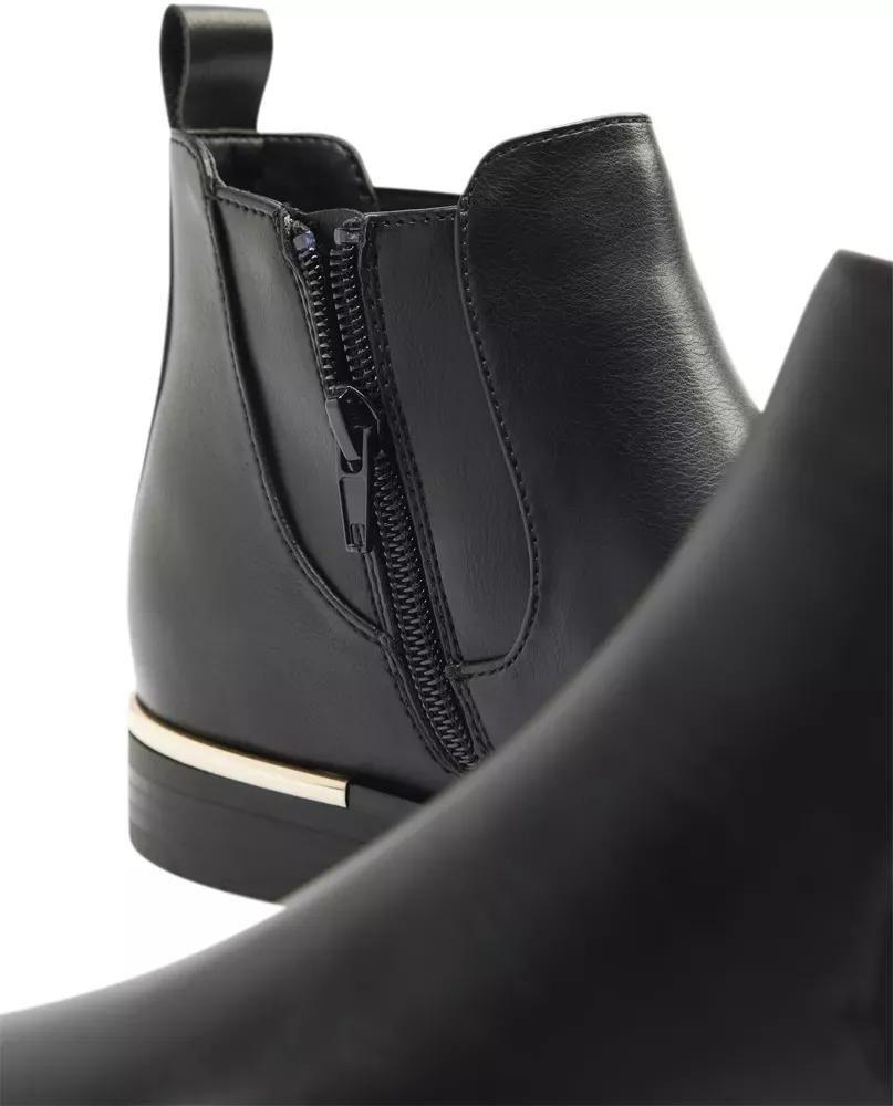 Black Formal Ankle Boot, , large image number 6