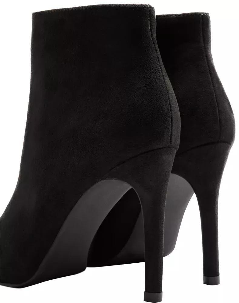 Black High Heeled Ankle Boots, , large image number 5