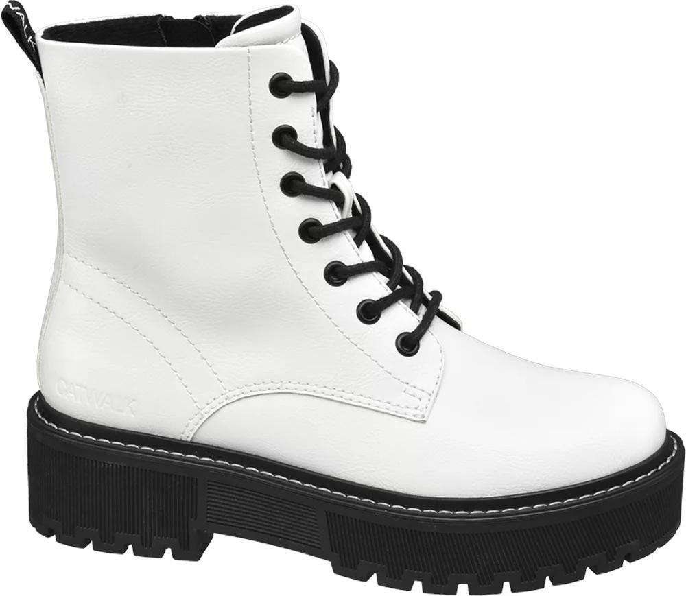 White Ankle Boots, , large image number 0