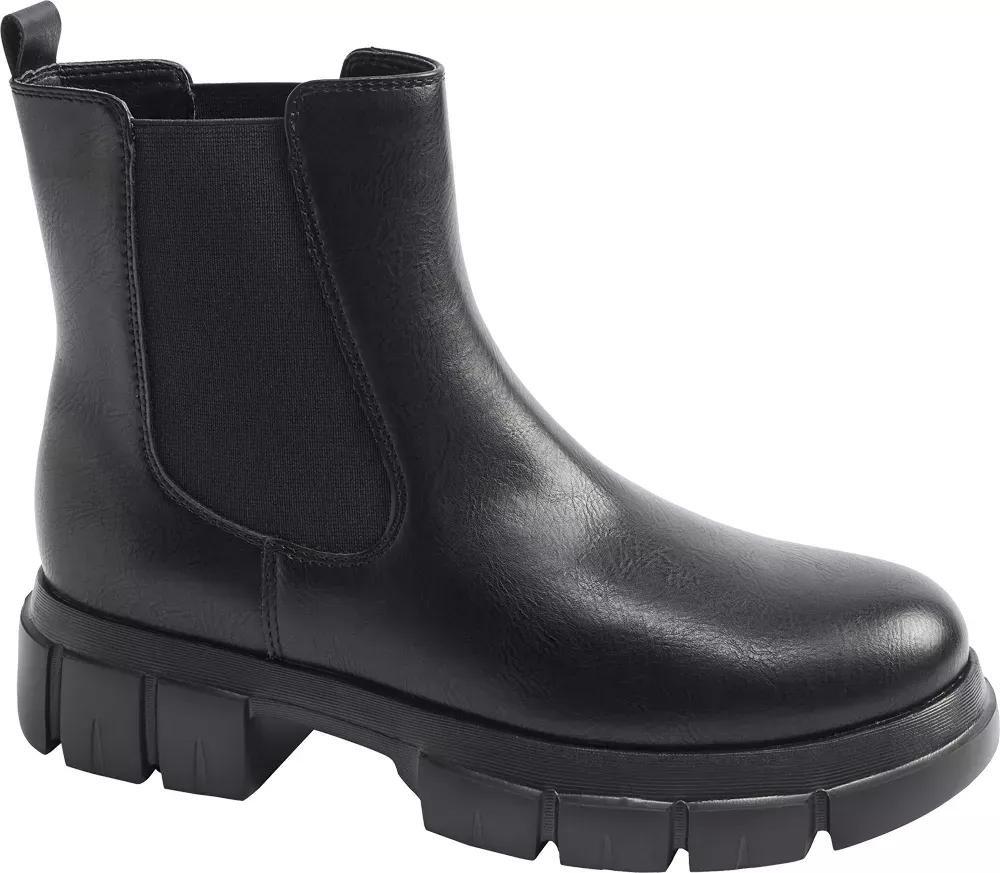 Black Chunky Chelsea Boots, , large image number 2
