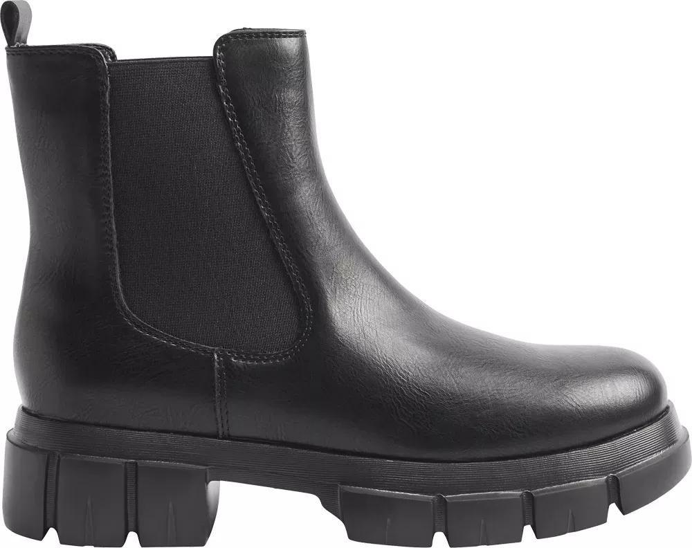 Black Chunky Chelsea Boots, , large image number 3
