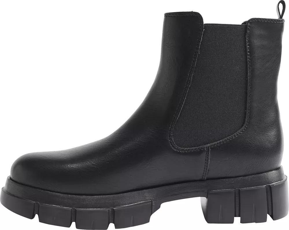 Black Chunky Chelsea Boots, , large image number 4