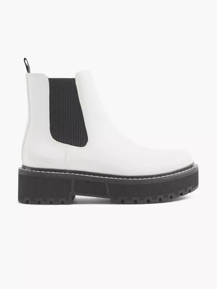 White Chelsea Boots, , large image number 0