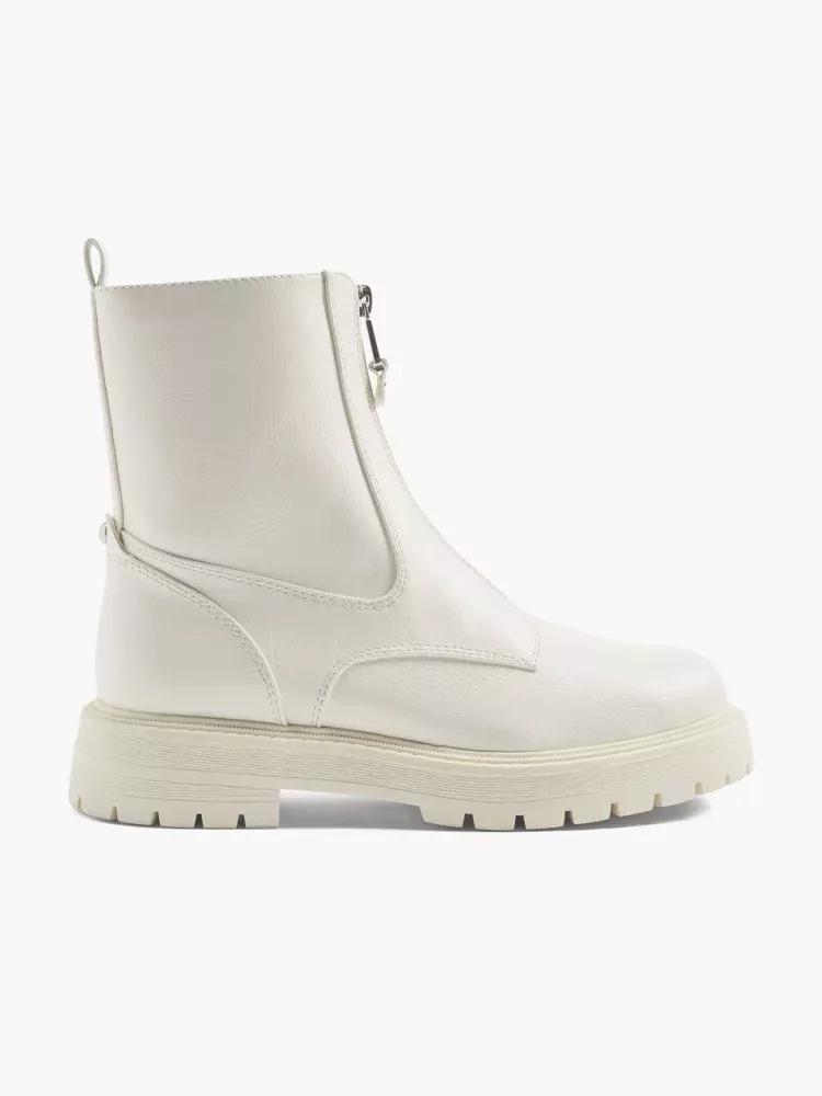 White Ankle Boots, , large image number 0