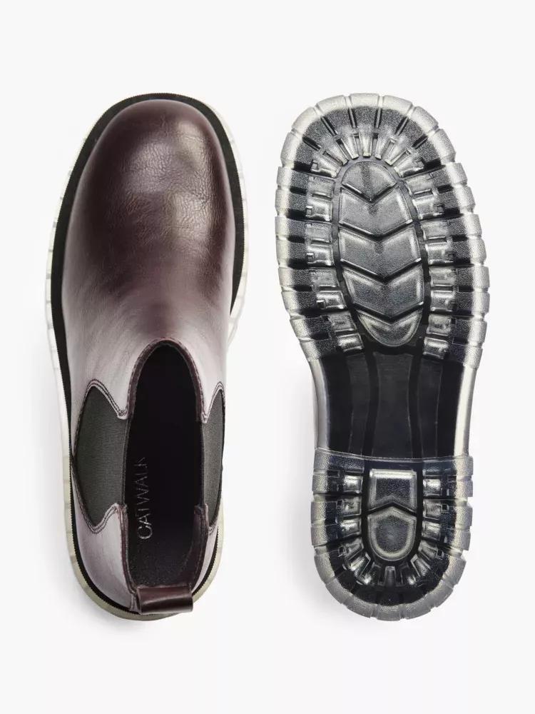 Black Slip-On Boots, , large image number 2