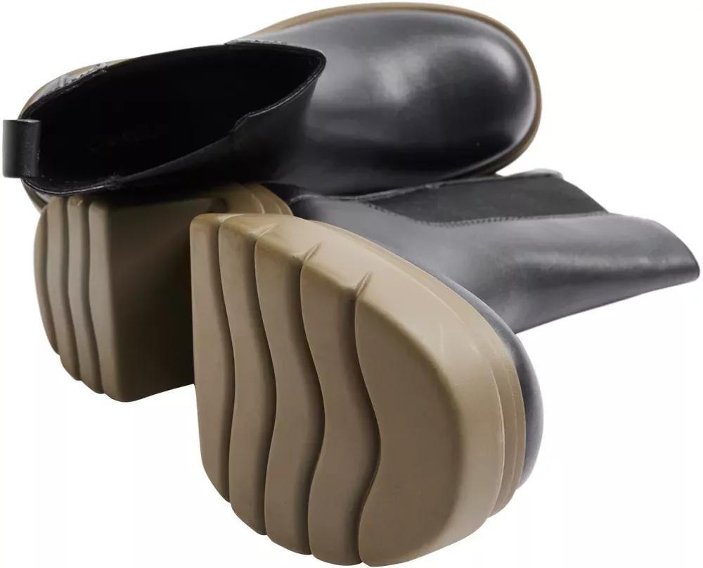 Black Block Heel Ankle Boots, , large image number 4