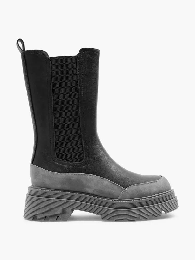 Grey Long Boots, , large image number 0