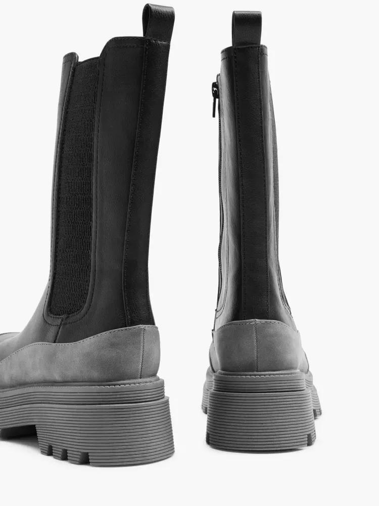 Grey Long Boots, , large image number 3