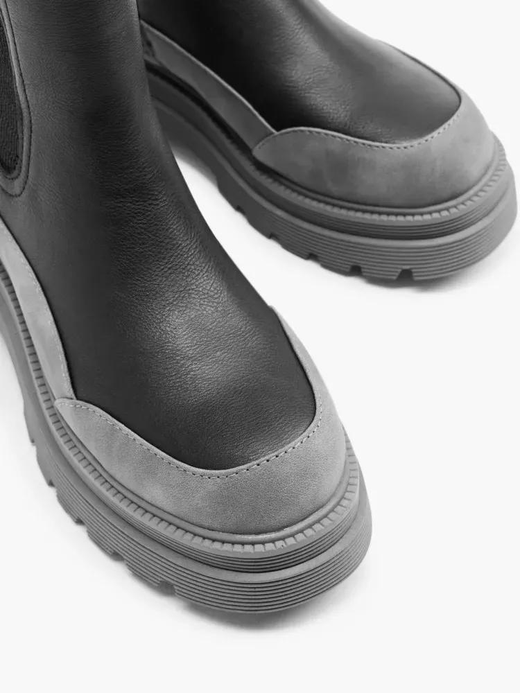 Grey Long Boots, , large image number 4