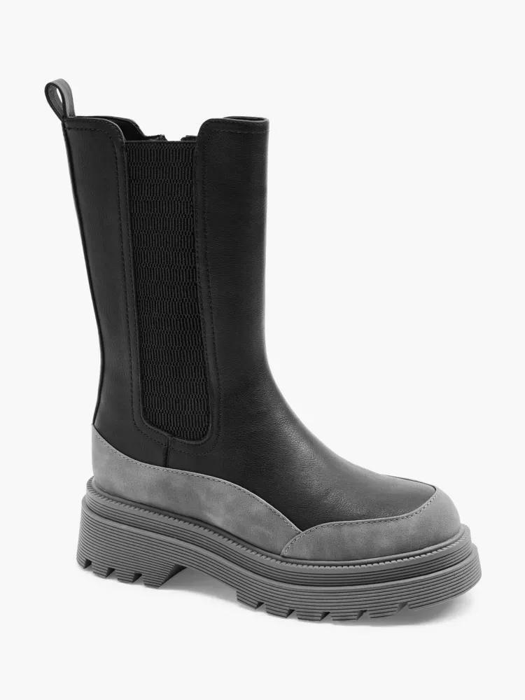 Grey Long Boots, , large image number 5