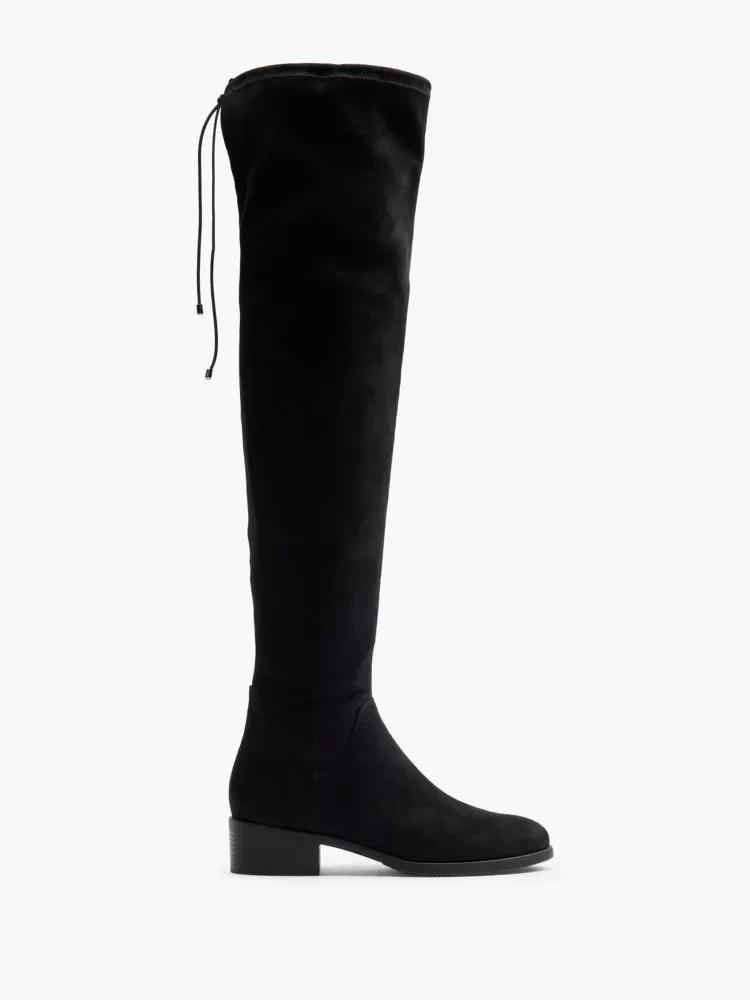 Black Over Knee Boots, , large image number 0