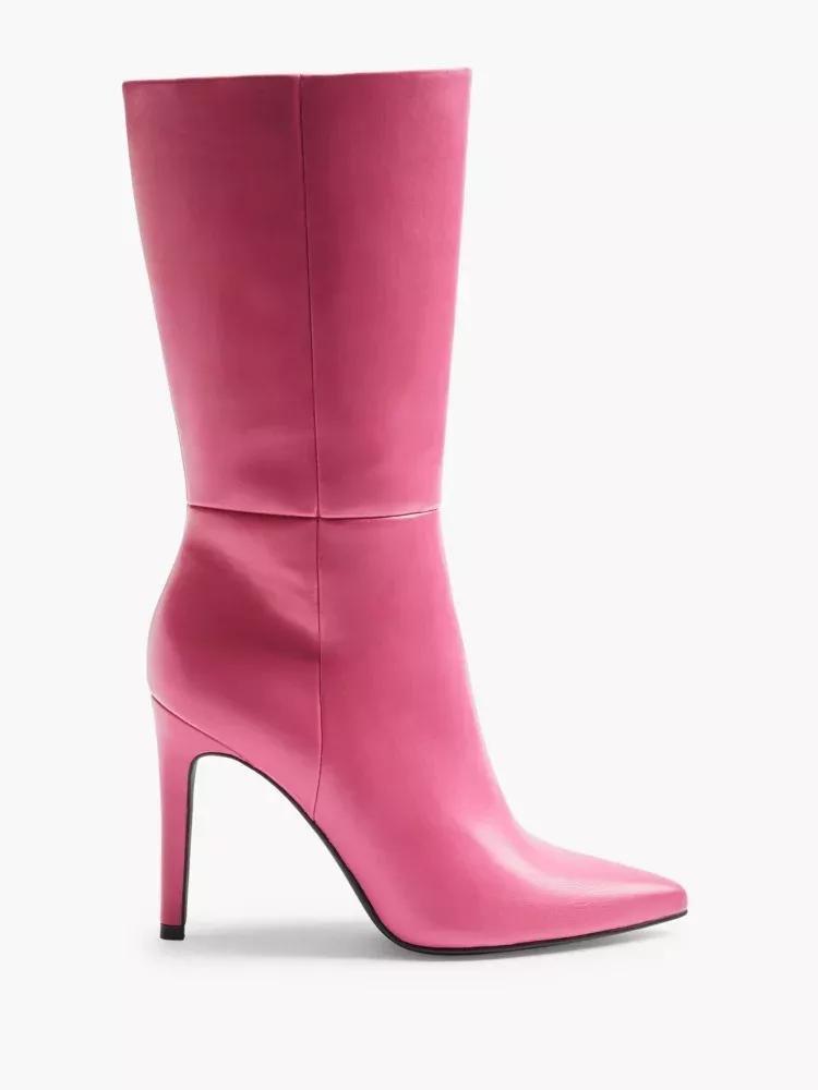 Pink Long Leg Formal Boots, , large image number 0