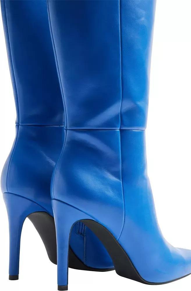 Blue Long Leg Formal Boots, , large image number 5