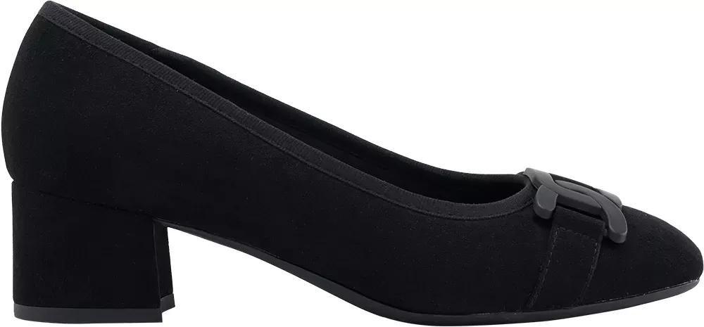 Black Slip-On Heels, , large image number 1