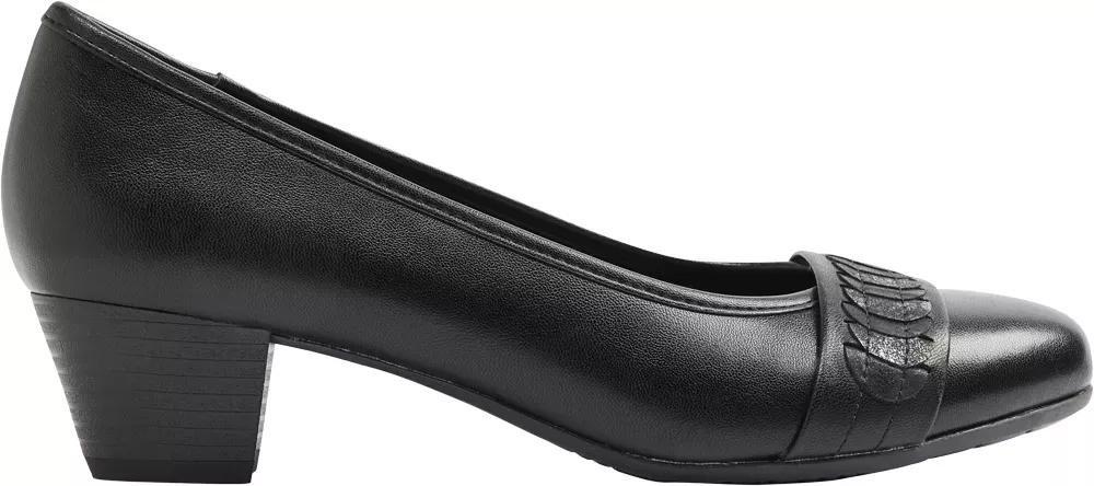 Black Slip On Comfort Shoes, , large image number 2