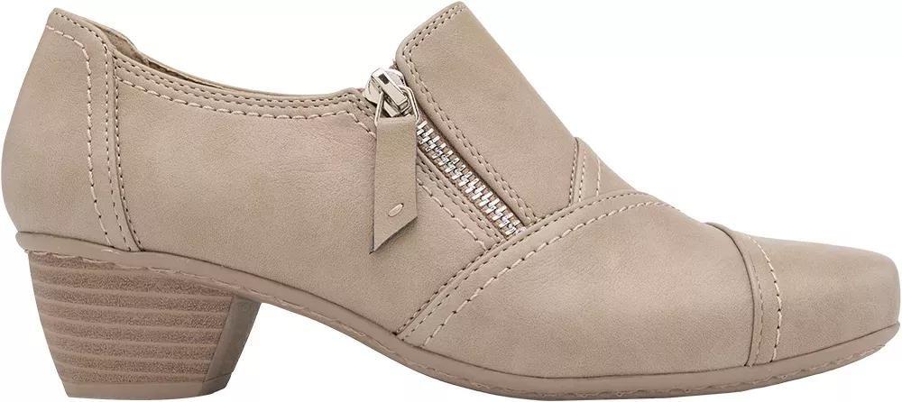 Beige Closed Toe Heels, , large image number 1