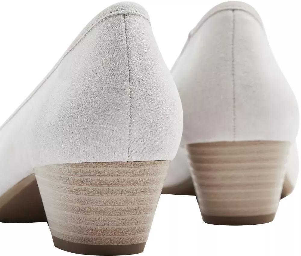Beige Metallic Court Heel, , large image number 5